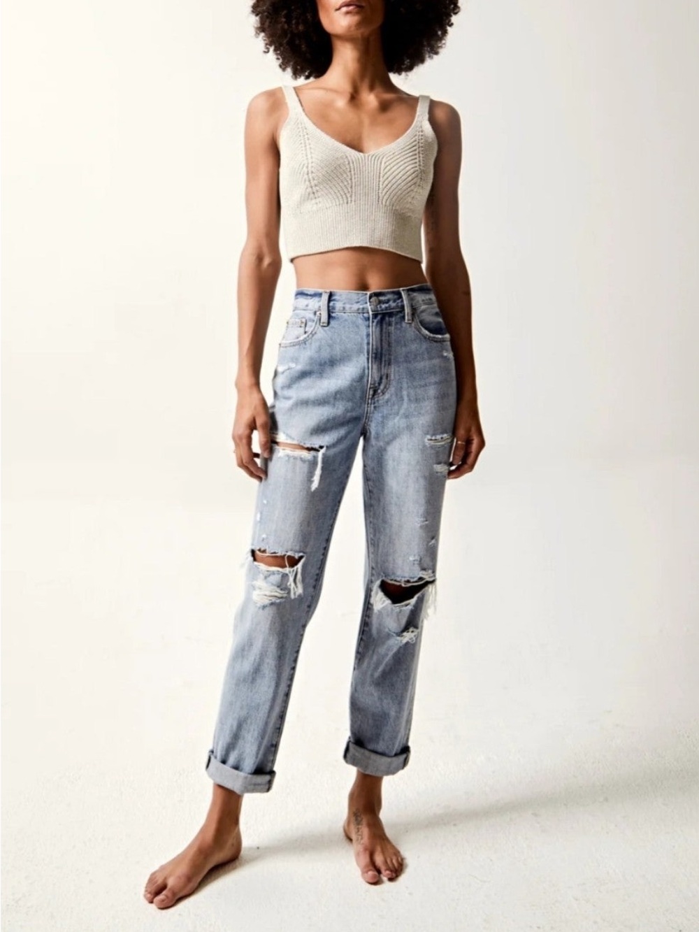 NWT pistola Presley high rise relaxed roller size 24 color primetime